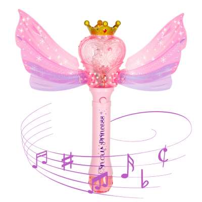Princess wand soap bubble machine