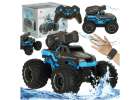 RC car driving on water waterproof blue 1