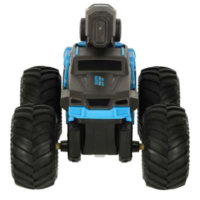 RC car driving on water waterproof blue