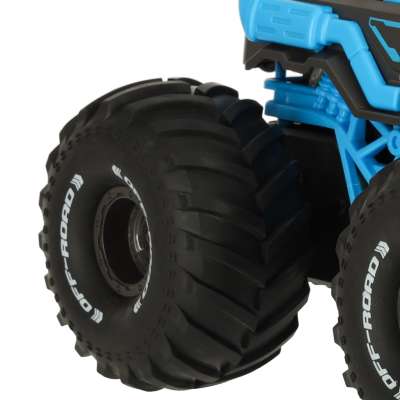 RC car driving on water waterproof blue