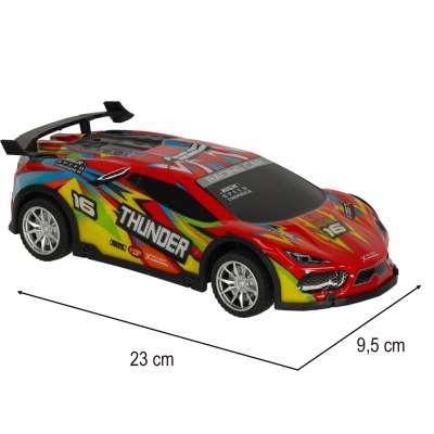 RC sports car red