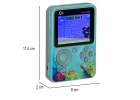 Retro blue mini portable games console 6