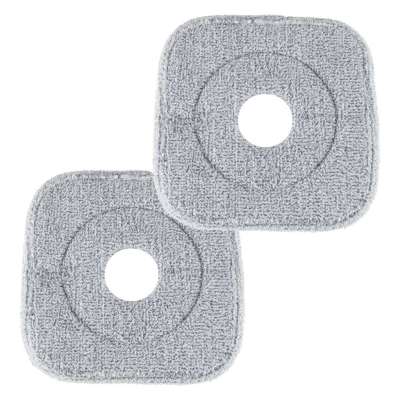 Rotary rectangular mop clean dirty water