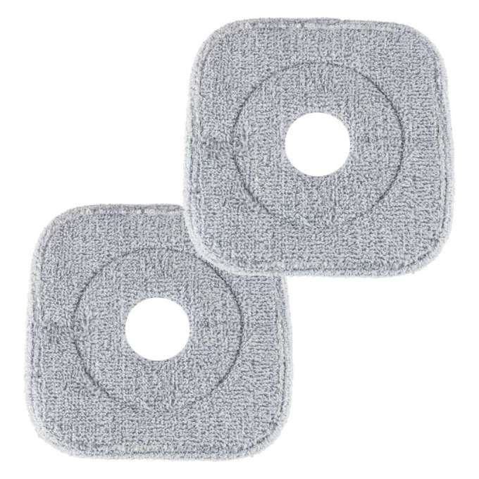 Rotary rectangular mop clean dirty water