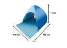 Self-folding garden beach tent blue 2