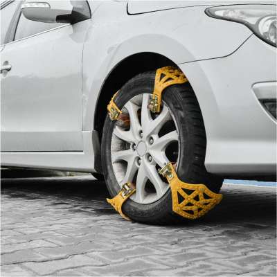 Snow chain for wheels 8 pieces