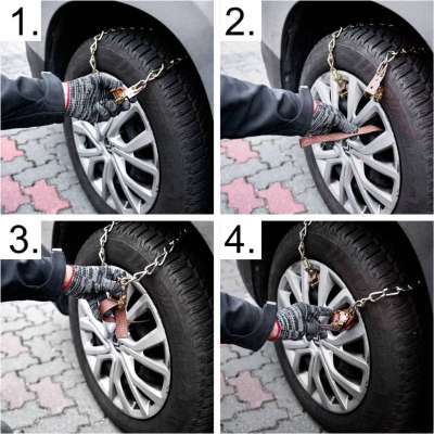 Snow chains for tyres 8el.