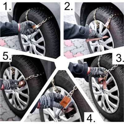 Snow chains for tyres 8el.