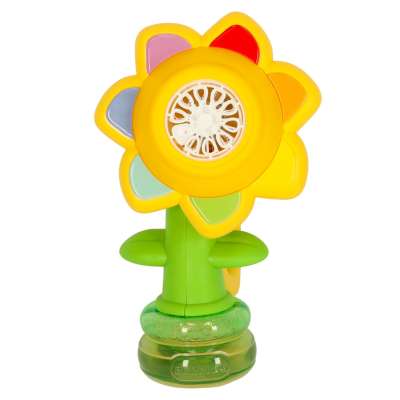 Soap bubble machine flower dancing lights