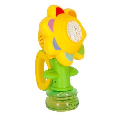 Soap bubble machine flower dancing lights
