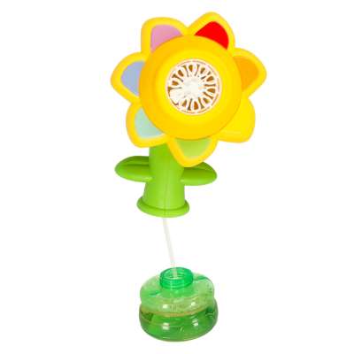 Soap bubble machine flower dancing lights