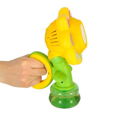 Soap bubble machine flower dancing lights