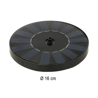 Solar garden fountain floating 16cm