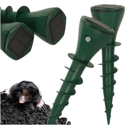 Solar mole repellent for voles 2 pcs.