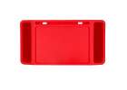 Stolik pod laptopa z organizerem czerwony 5
