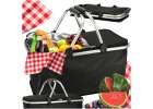 Thermal folding picnic basket black 1