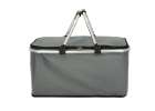 Thermal folding picnic basket grey 2
