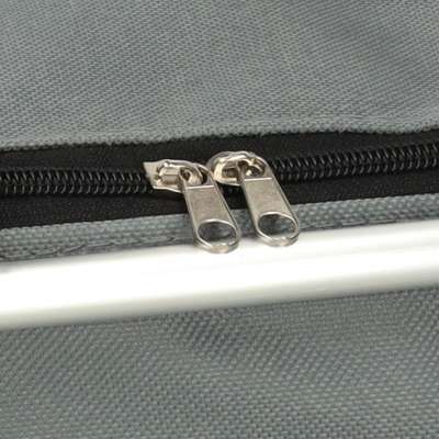 Thermal folding picnic basket grey