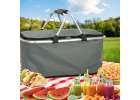 Thermal folding picnic basket grey 11