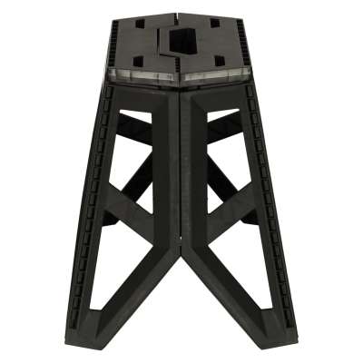 Tourist folding stool black
