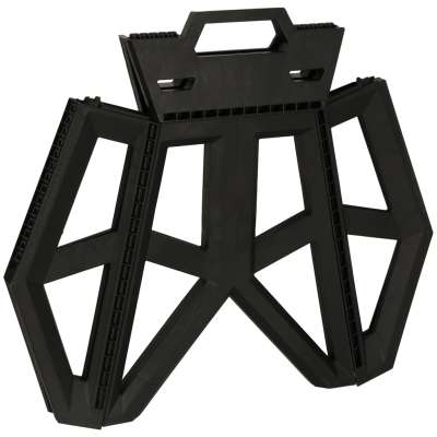 Tourist folding stool black