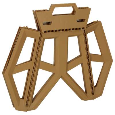 Tourist folding stool khaki