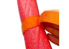 Trampoline for children garden ball net basketball 155cm red 13