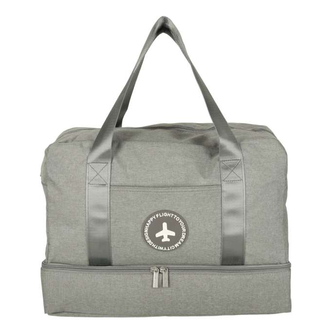 Travel bag hand luggage 39x18x30cm grey