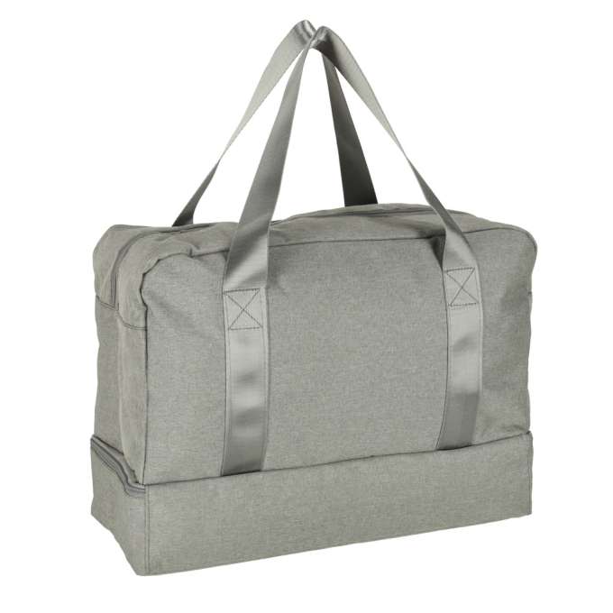Travel bag hand luggage 39x18x30cm grey