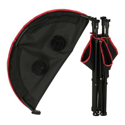 Travel table folding with cover black