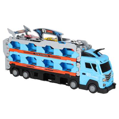 Truck car transporter car track 8 210 cm 8 el.