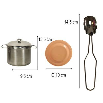 Vegetable cutting set food kitchen accessories 36 el.