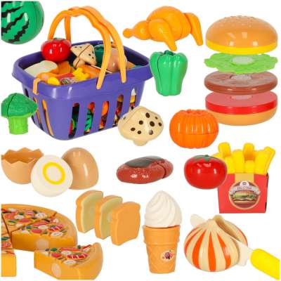 Vegetables to cut fruit food set of 26 pcs.