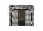 Wardrobe linen organiser 100L white black 4