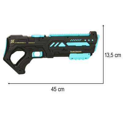 Water gun electric rifle strong professional water gun for children black