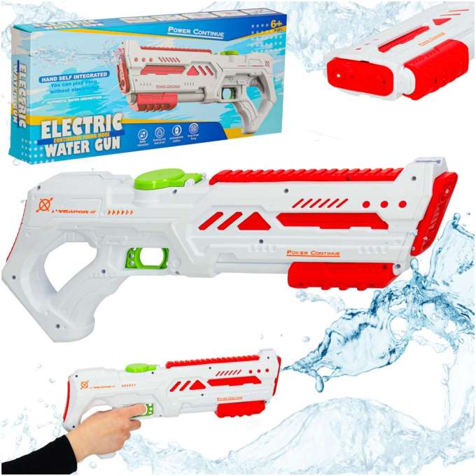 Water gun electric rifle strong professional water gun for children white