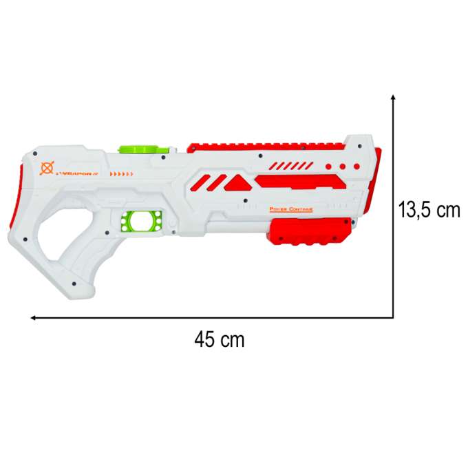 Water gun electric rifle strong professional water gun for children white