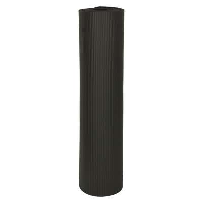 Yoga practice mat thick 185x80x1.5 cm black