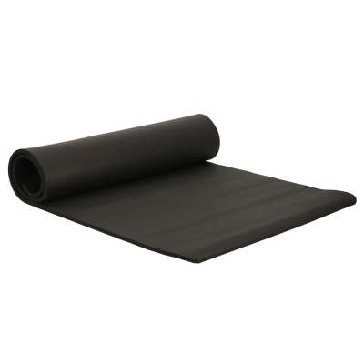 Yoga practice mat thick 185x80x1.5 cm black