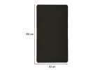 Yoga practice mat thick 185x80x1.5 cm black 6
