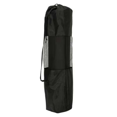 Yoga practice mat thick 185x80x1.5 cm black