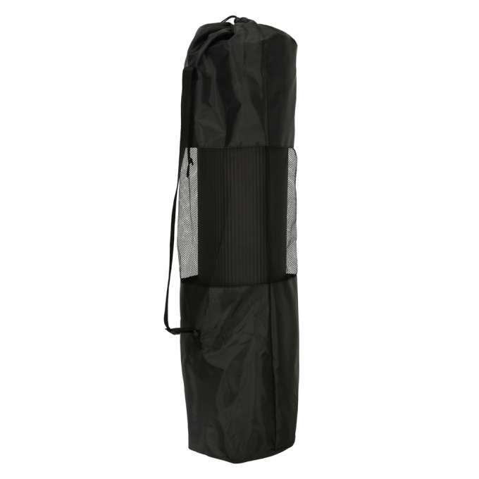 Yoga practice mat thick 185x80x1.5 cm black