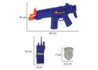 Zestaw policyjny małego policjanta pistolet karabin maska kajdanki akcesoria policyjne 11