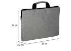 15.6-inch laptop bag, case, cover, briefcase, women's, men's, gray 9