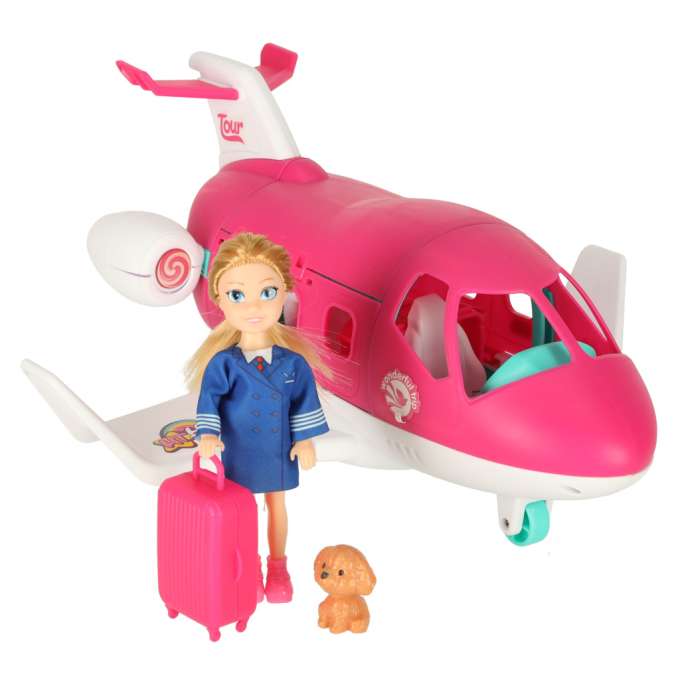 Aeroplane for dolls stewardess accessories