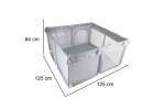 Baby playpen foldable dry pool children's playground 120x120cm 12