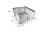 Baby playpen foldable dry pool children's playground 120x120cm 12