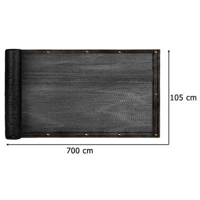 Balcony terrace cover 105x700cm