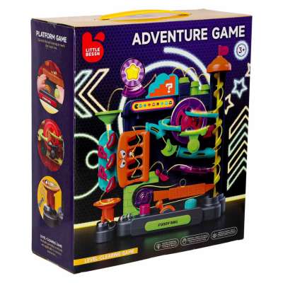 Ball obstacle course for balls arcade toy