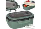 Breakfast lunchbox split 1200ml green 1